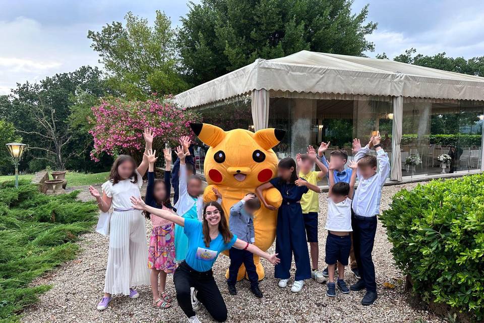 Foto insieme a Pikachu!