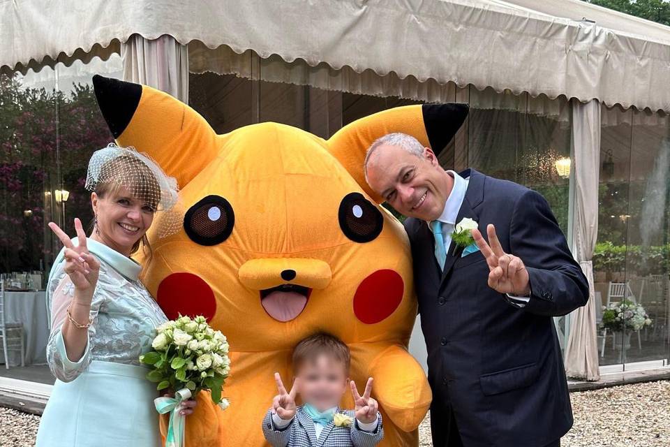 Foto ricordo con Pikachu!