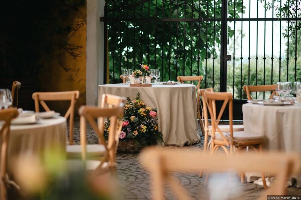Cena nella corte