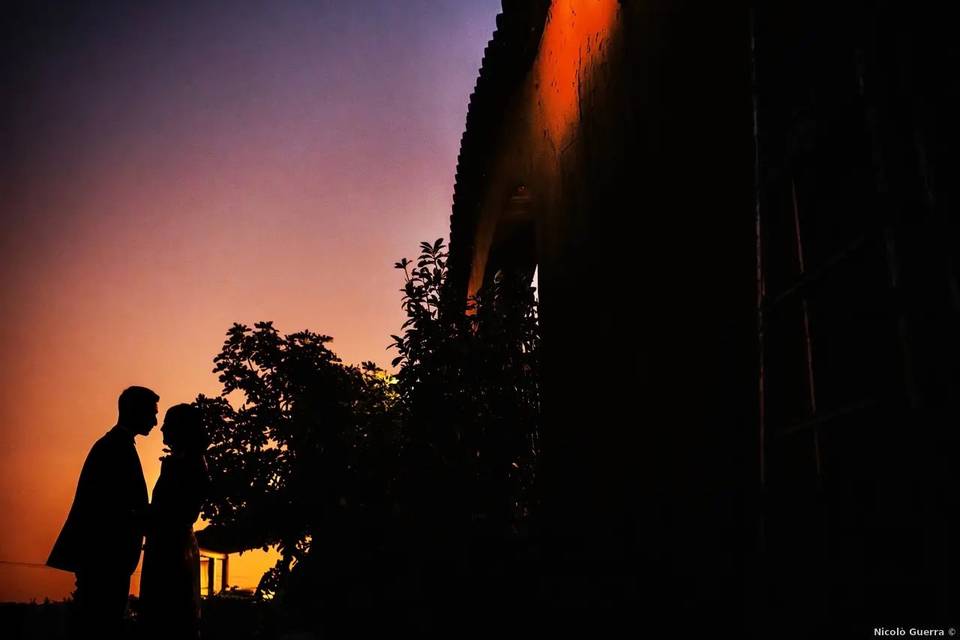 Luce magica del tramonto