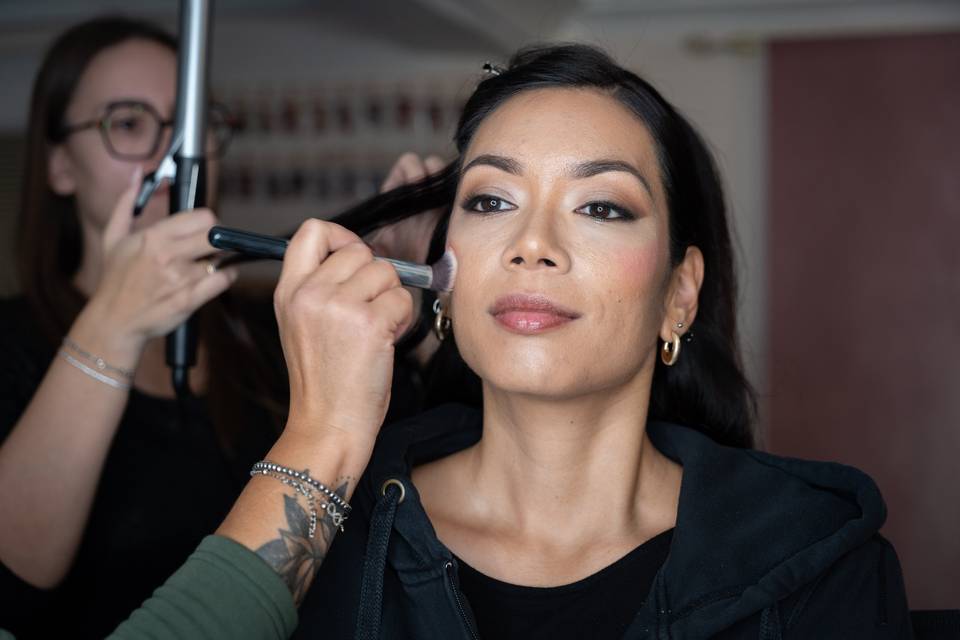 Durante il trucco