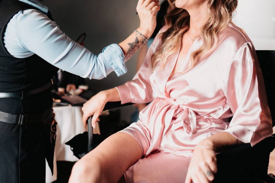 Tra sorrisi e makeup