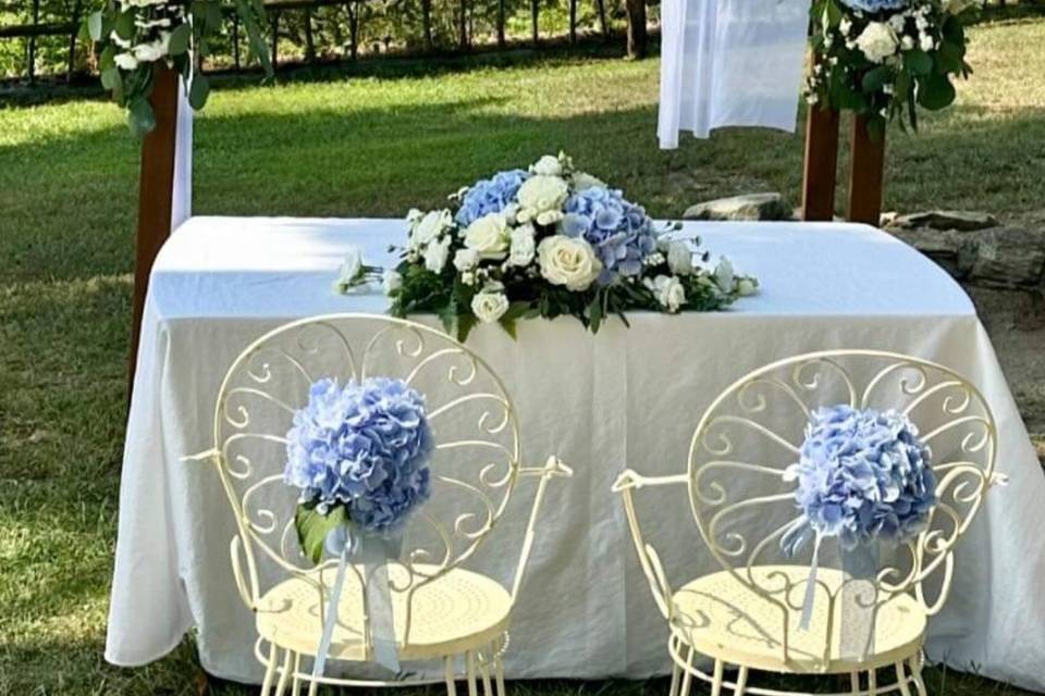 Allestimento ceremonia civile