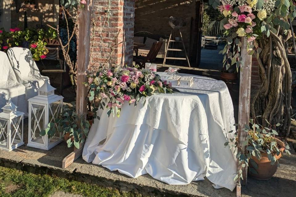 Allestimento ceremonia civile