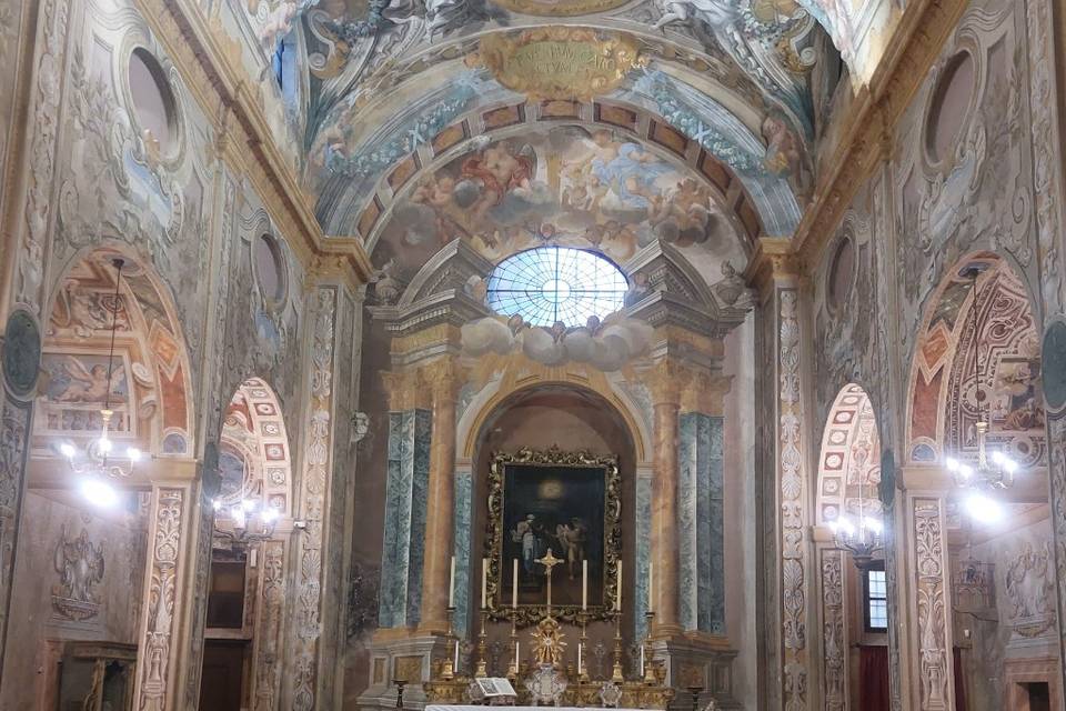 Sopralluogo in chiesa