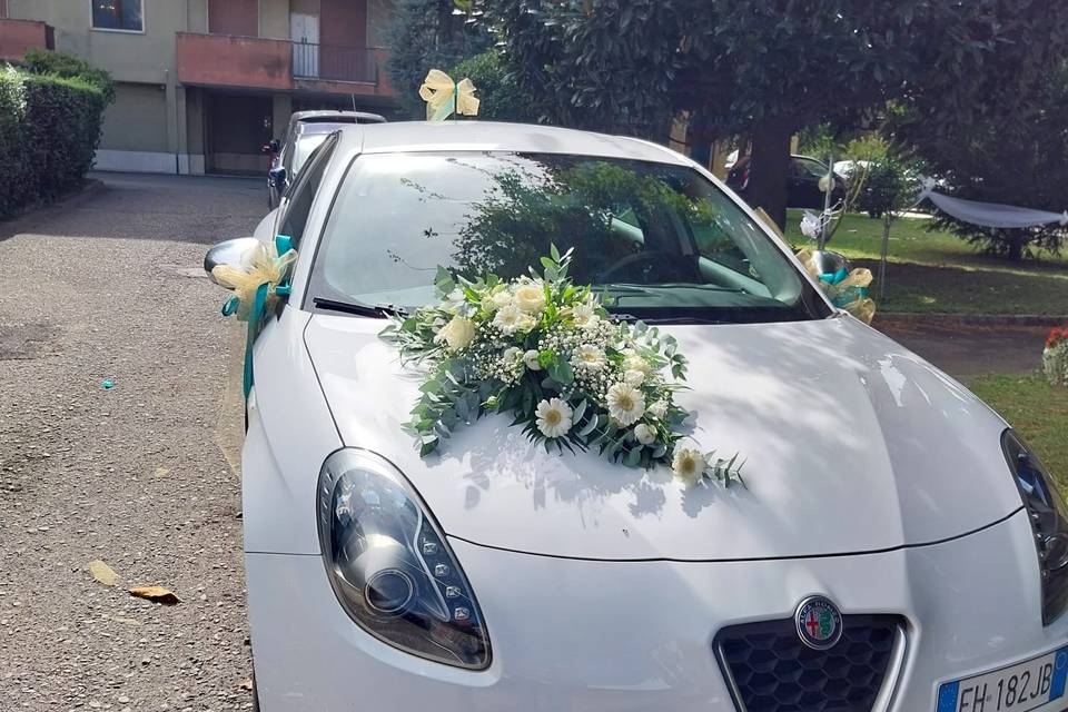 Addobbo auto sposa 14.09.24