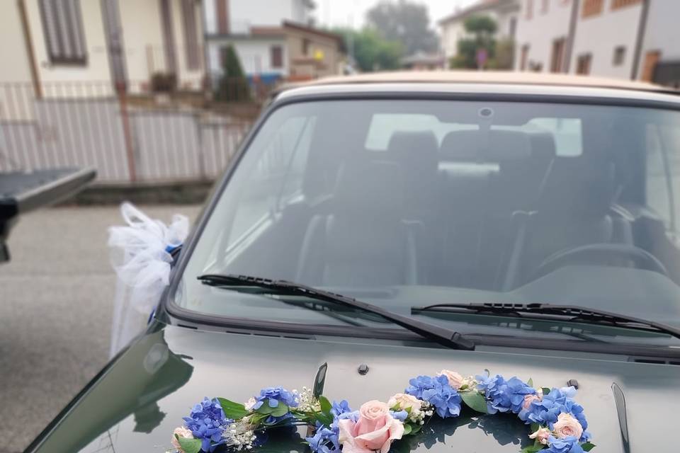 Addobbo auto sposa