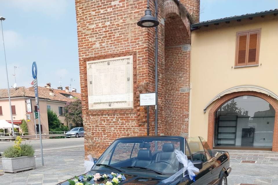 Addobbo auto sposa