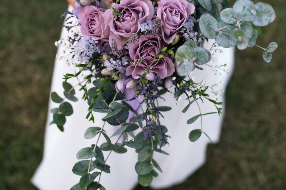 Lilac wedding, bouquet