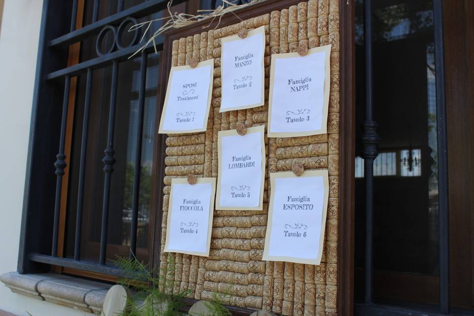 Tableau mariage