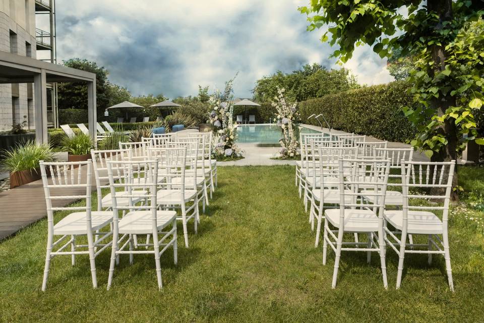 Cerimonia in giardino