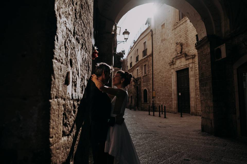 Reportage nel centro storico d