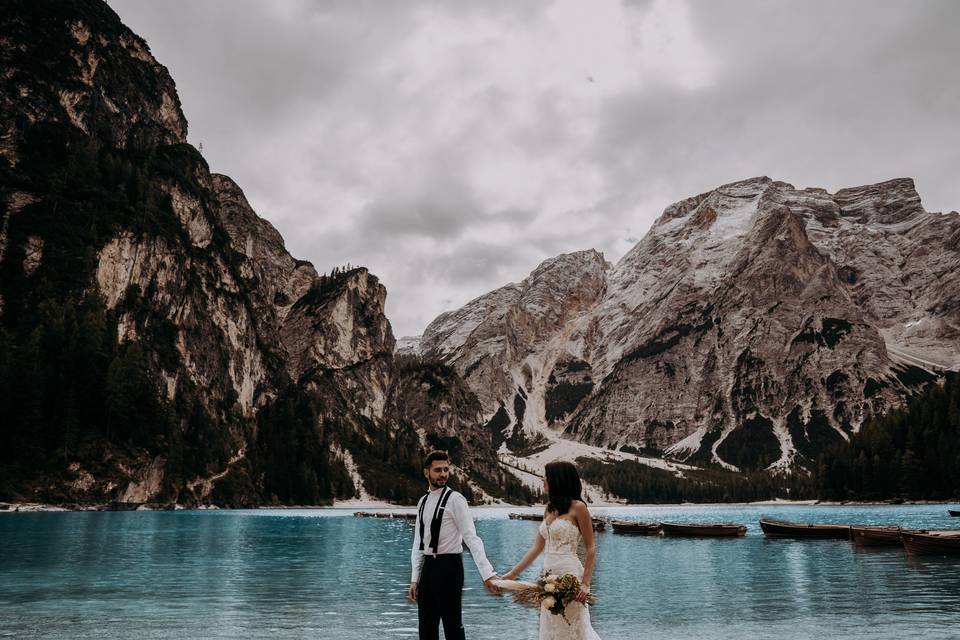 Matrimonio sulle Dolomiti