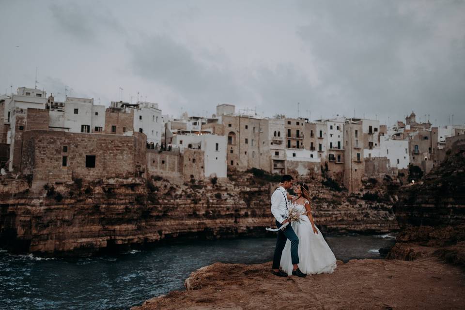 Polignano in cartollina