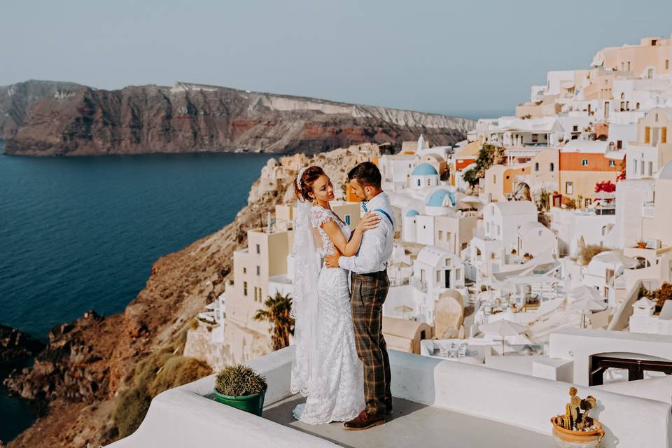 Matrimonio a Santorini