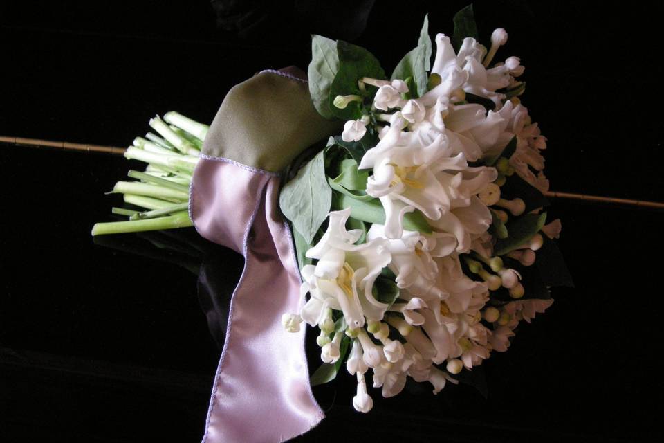 Bouquet da sposa tulipani bianchi