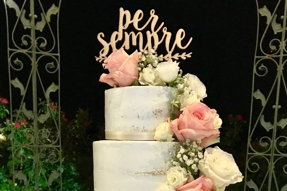 Wedding cake interamente vera