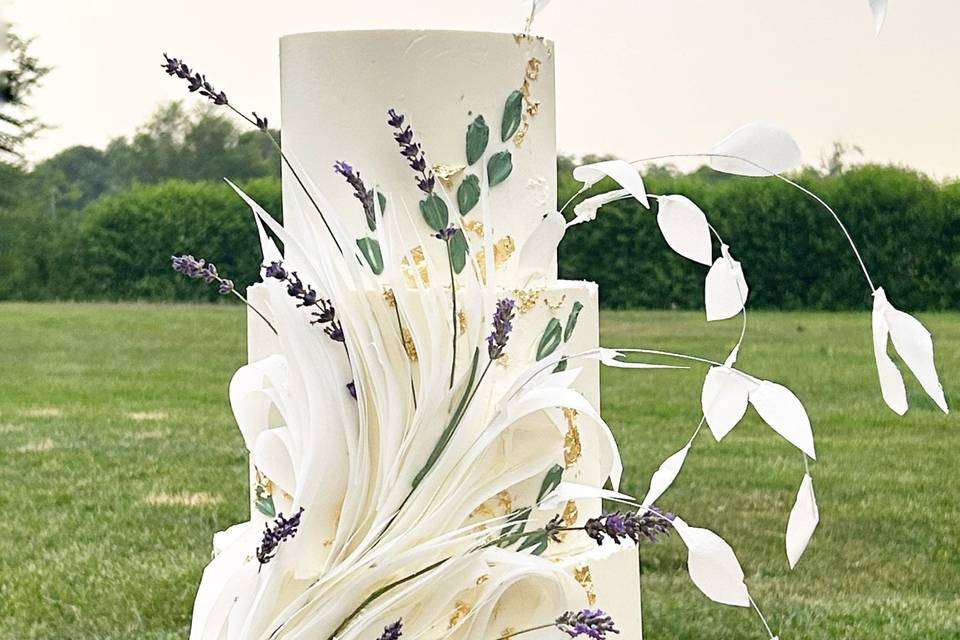 Wafer paper Wedding cake