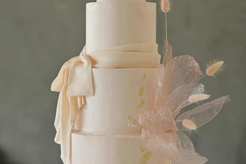 Torta ispirata dall’abito spos