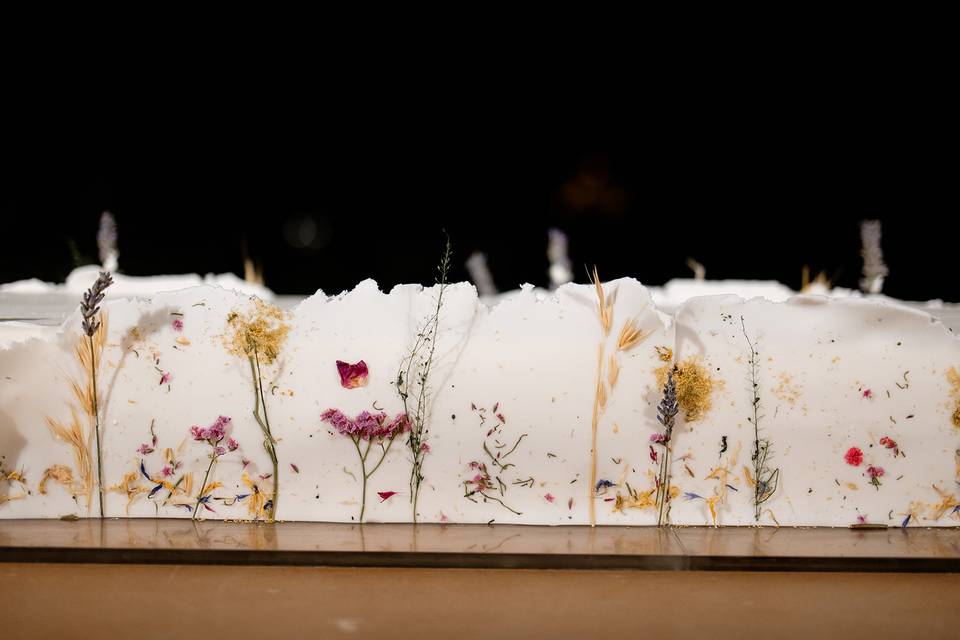 Decori in fiori secchi