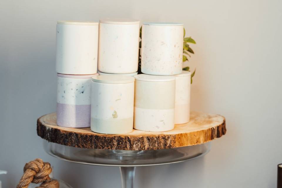 Candele terrazzo jar