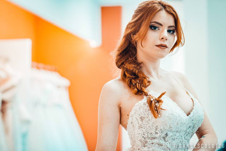 Shooting make-up sposa