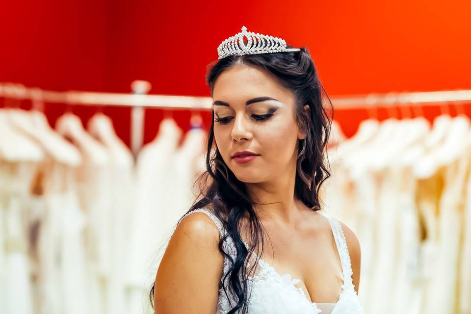 Shooting make-up sposa