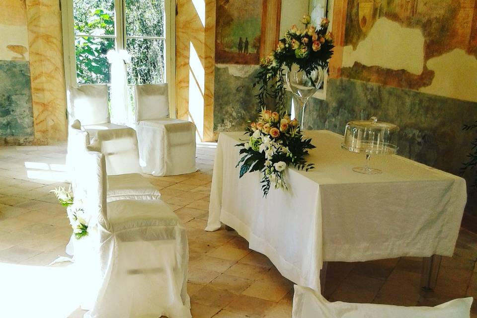 Allestimento matrimonio vicile