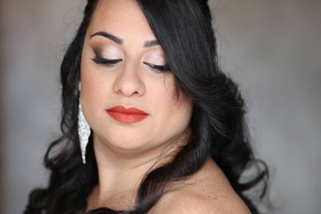 Makeup intenso e luminoso