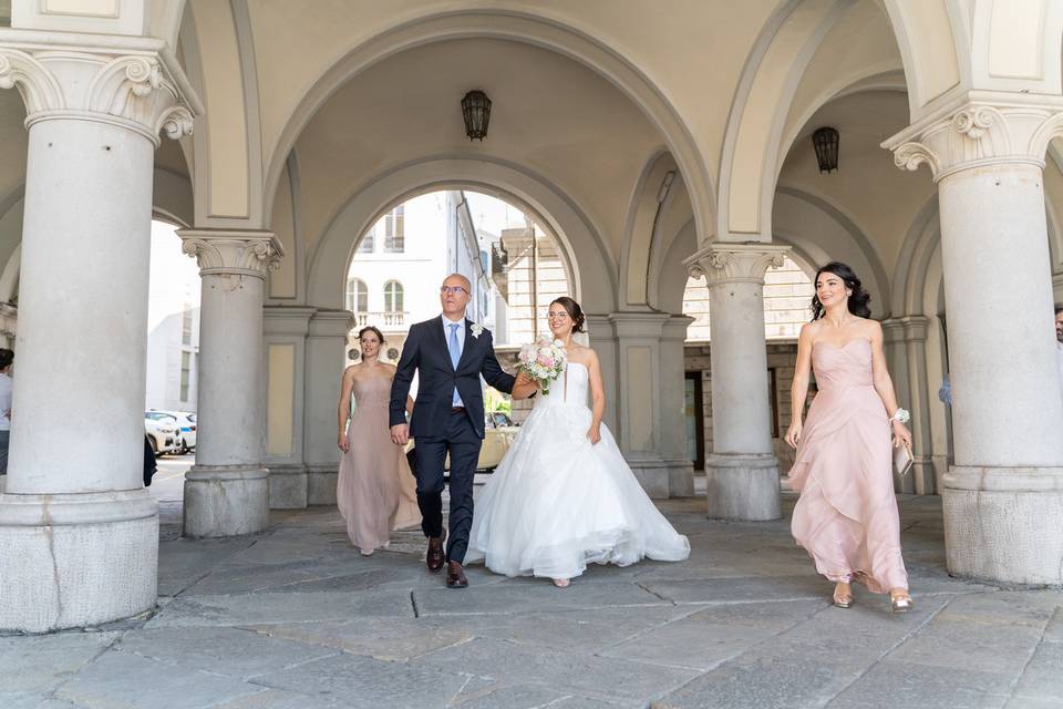 Arrivo della sposa