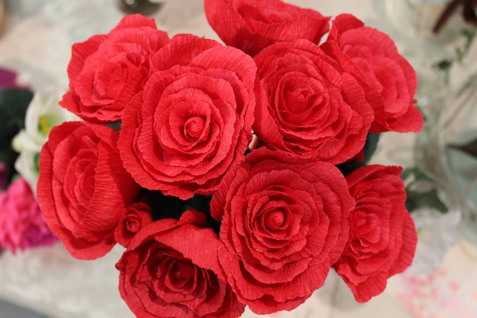 Bouquet di rose rosse