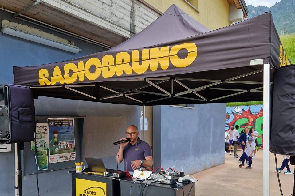 Dj set per radio bruno