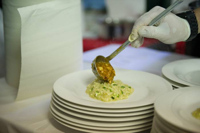 Risotto al ragù di piovra