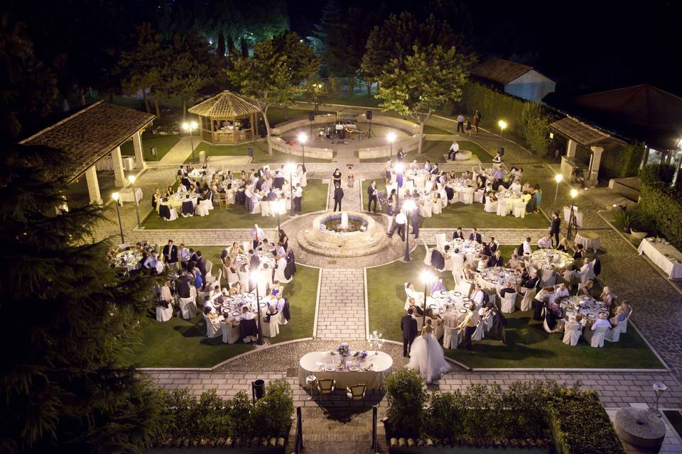 La cena sotto un celo stellato