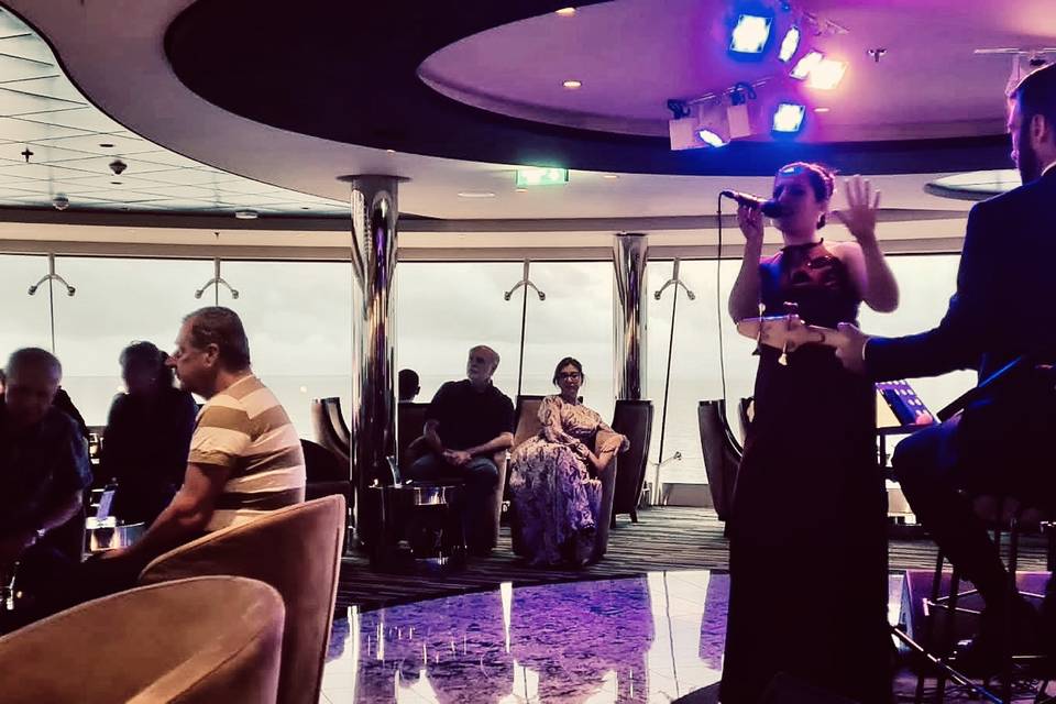 Cruise ship jazz trio