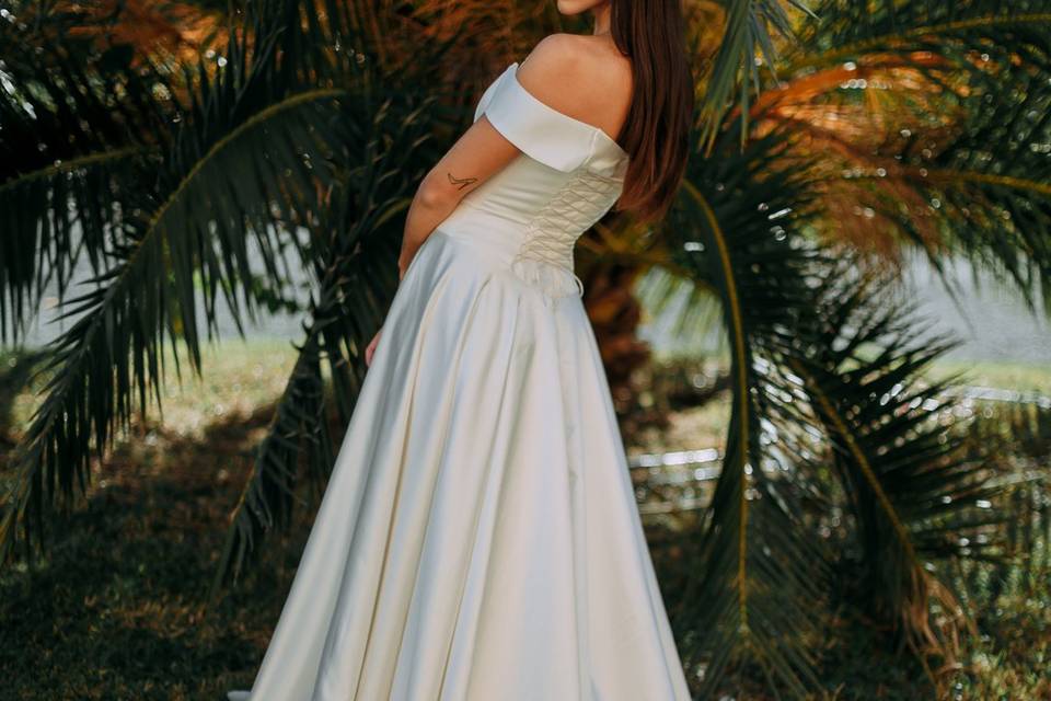 Retro abito da sposa