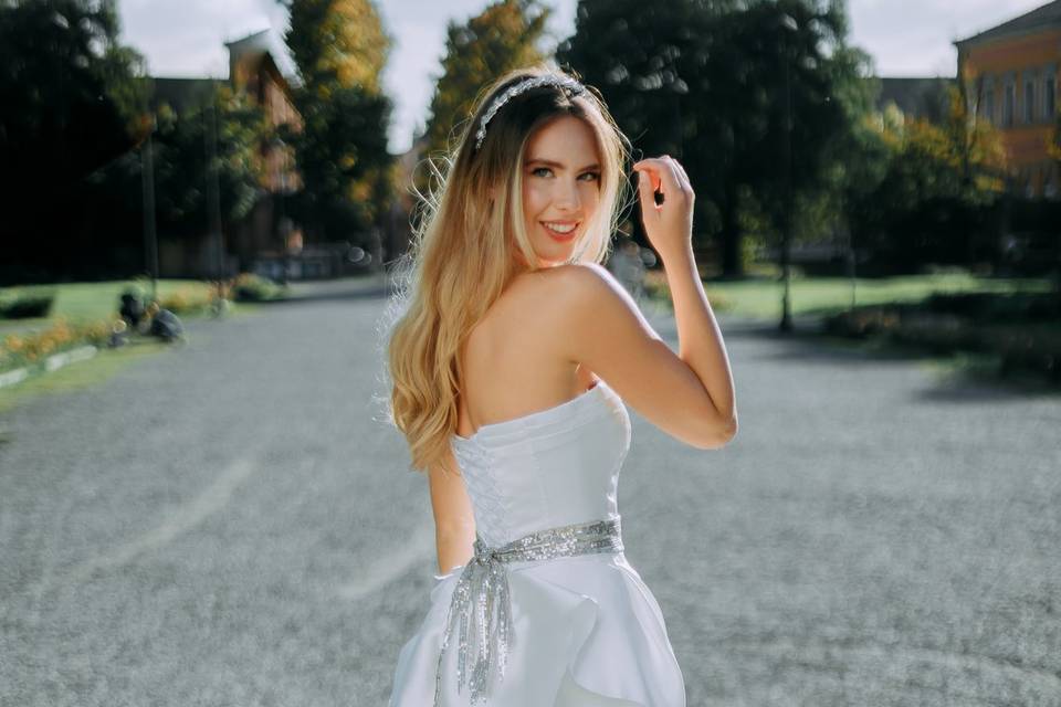 Retro abito da sposa