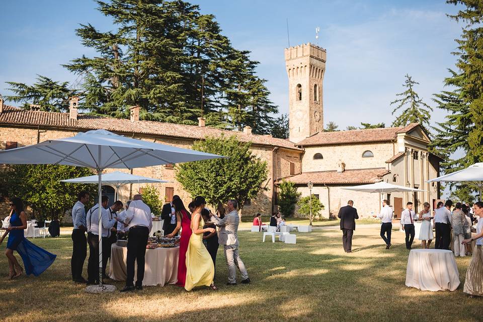 La vista dal parco