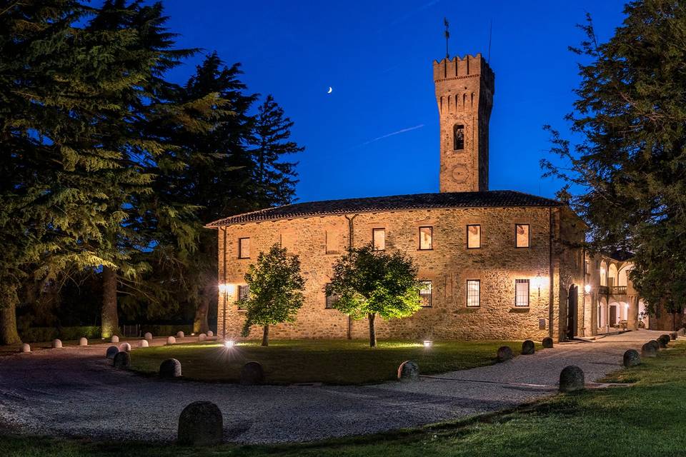 La torre illuminata