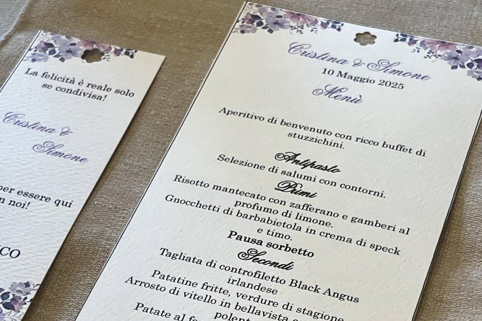 Menu Cristina