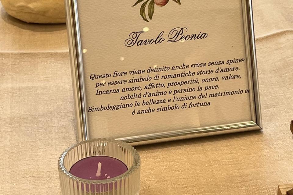 Segnatavolo Cristina
