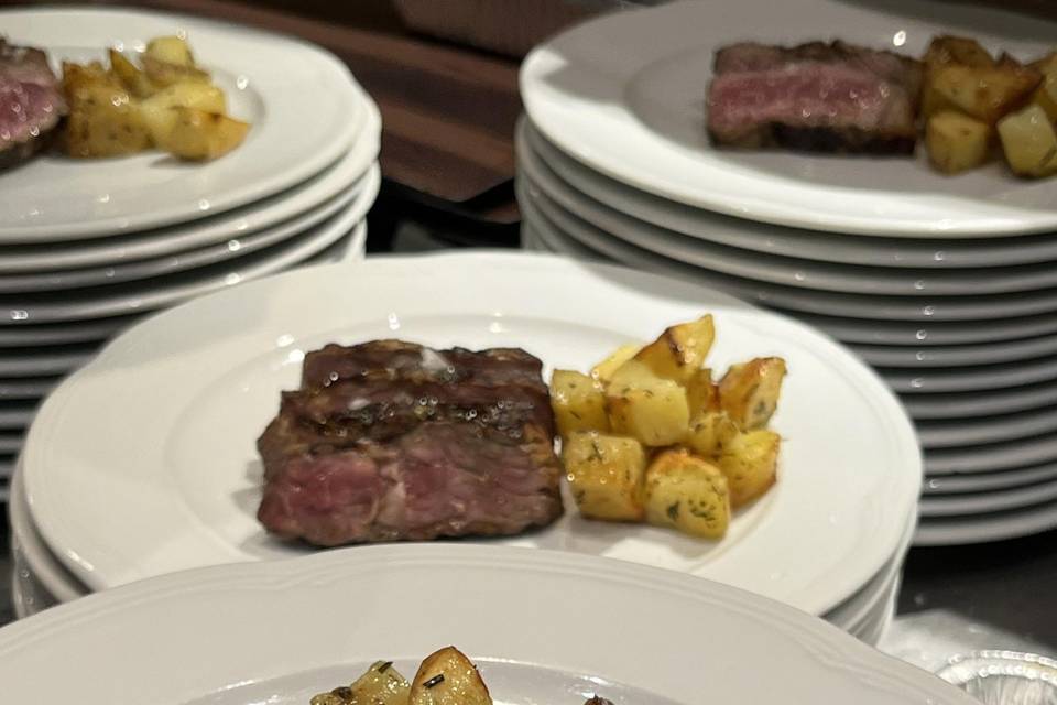 Tagliata con patate