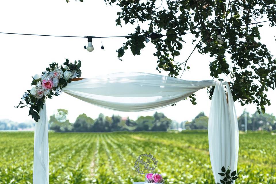 Arco torta nuziale