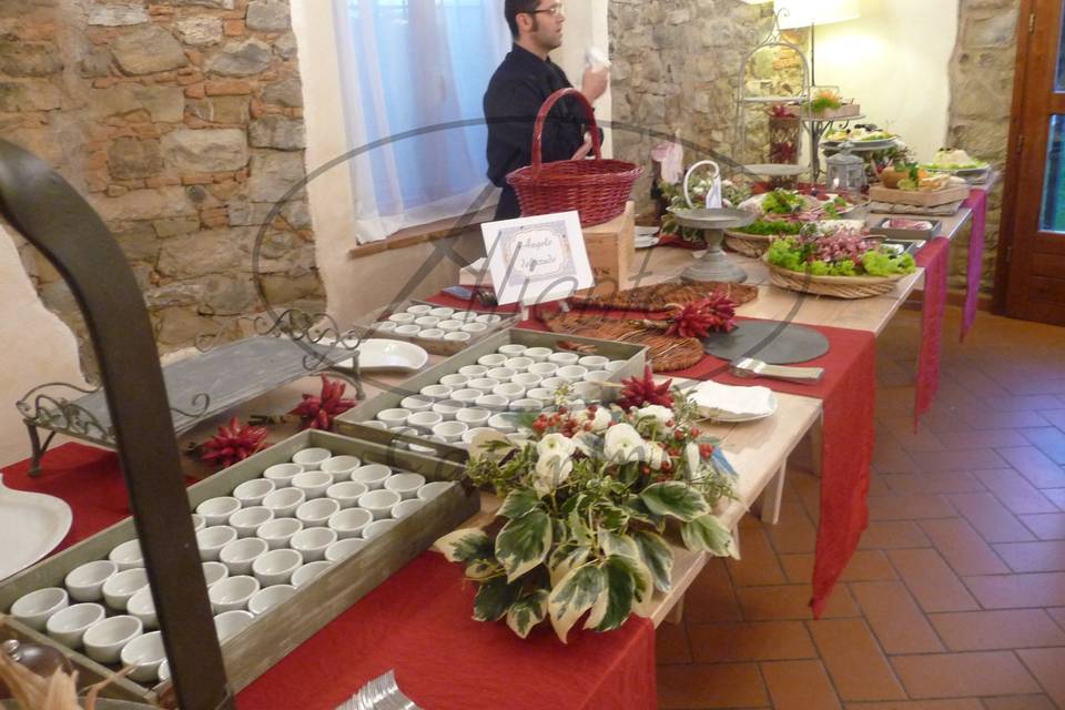 Buffet angolo rustico