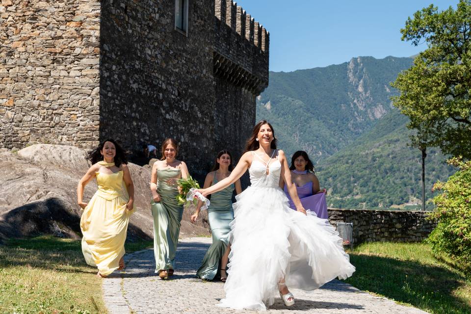 Abito sposa e damigelle