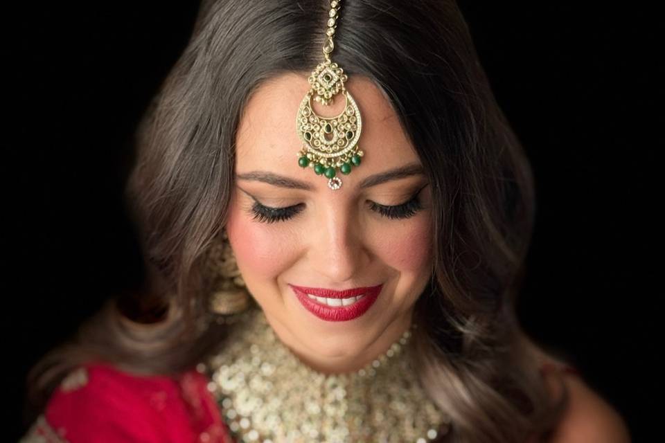 Trucco sposa italo indiana