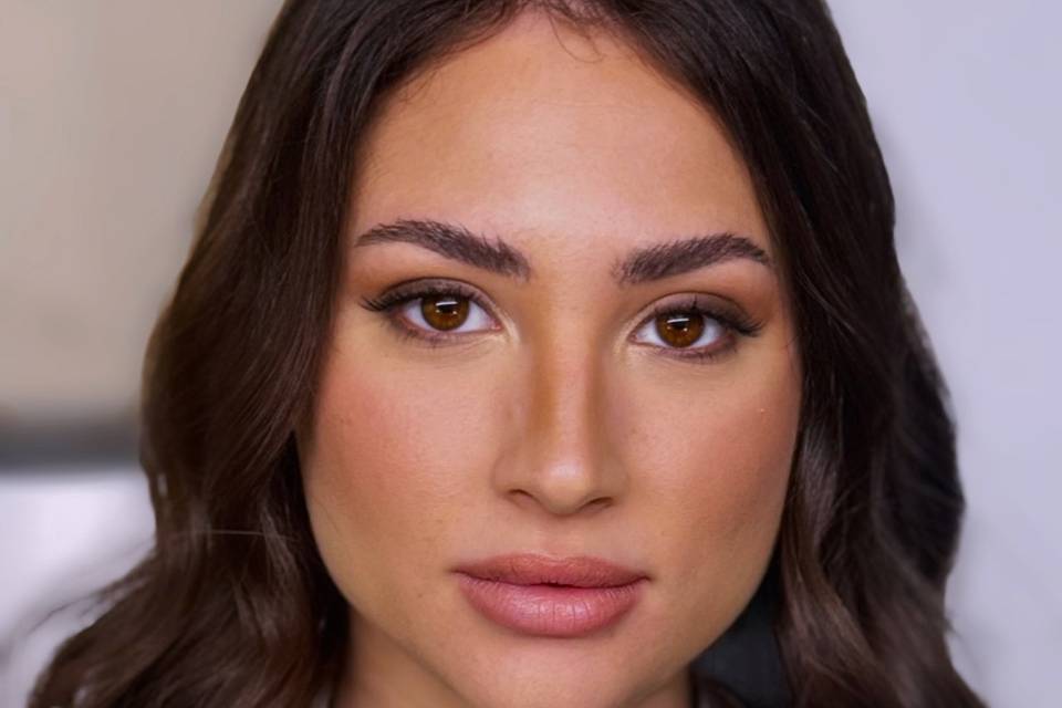 Full glam makeup