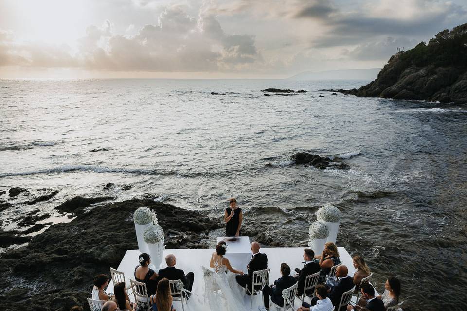 Cerimonia sul mare