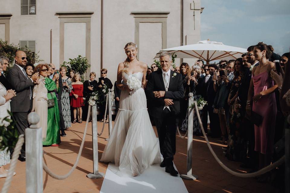 La sposa col padre