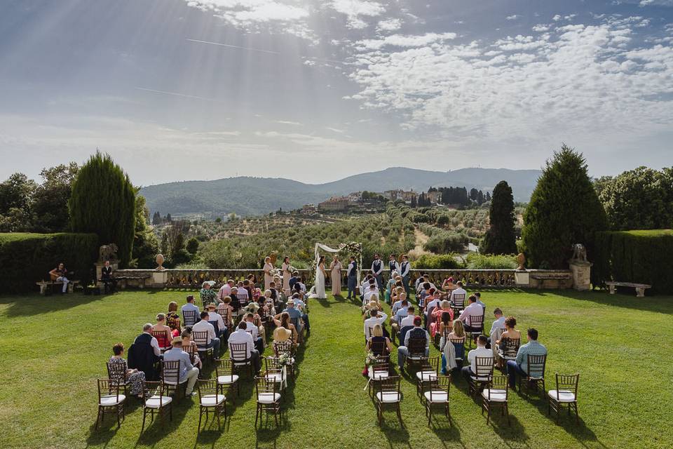 Cerimonia all'aperto